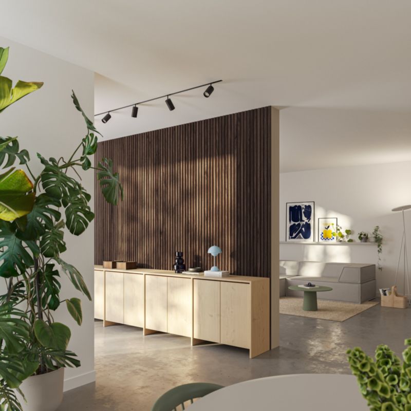 Lamele slim LAMELE3D orzech klasyczny zestaw 10 szt