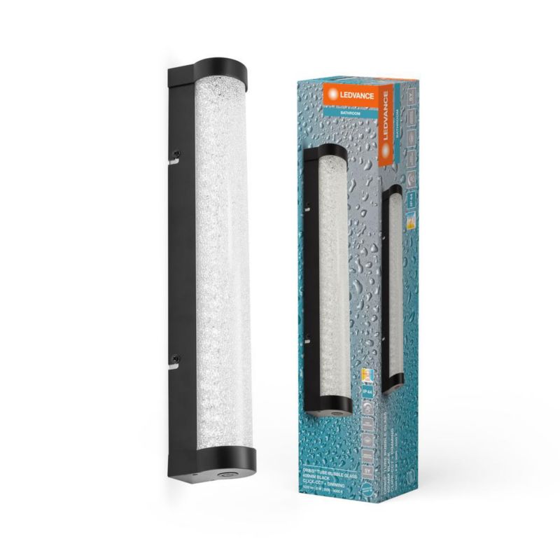 Lampa Łazienkowa Ledvance LED Kinkiet Ściemnialny 9W 820lm CCT Czarny IP44 40cm 1 szt.