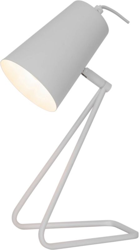 Lampa biurkowa 1 x E14 biała