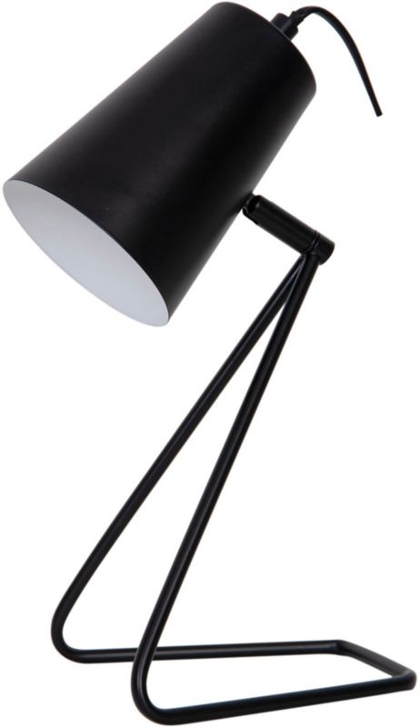 Lampa biurkowa 1 x E14 czarna