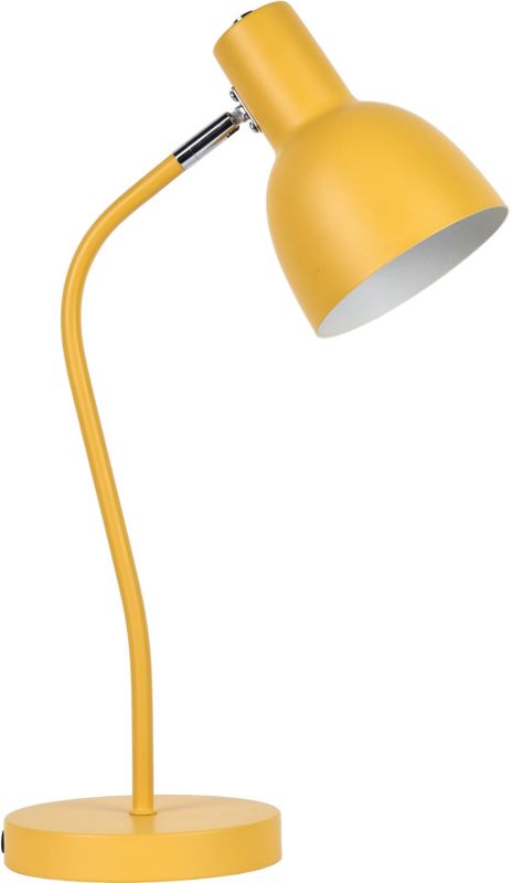 Lampa biurkowa Goldlux Mimi 1-punktowa E27 żółta