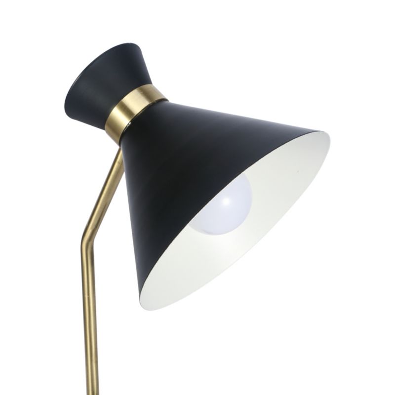 Lampa biurkowa GoodHome Apennin E27 czarna
