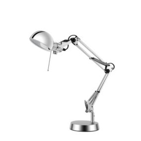 Lampa biurkowa GoodHome Bakossi 1-punktowa E14 chrom