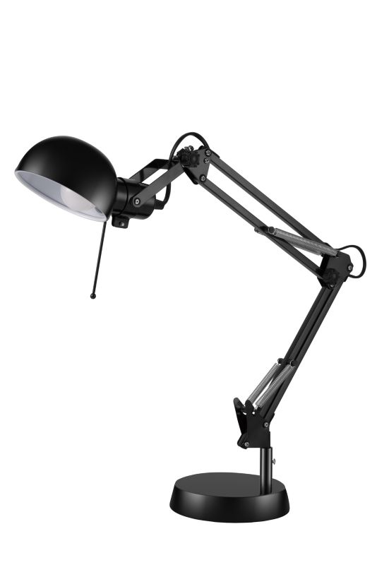 Lampa biurkowa GoodHome Bakossi 1-punktowa E14 czarna