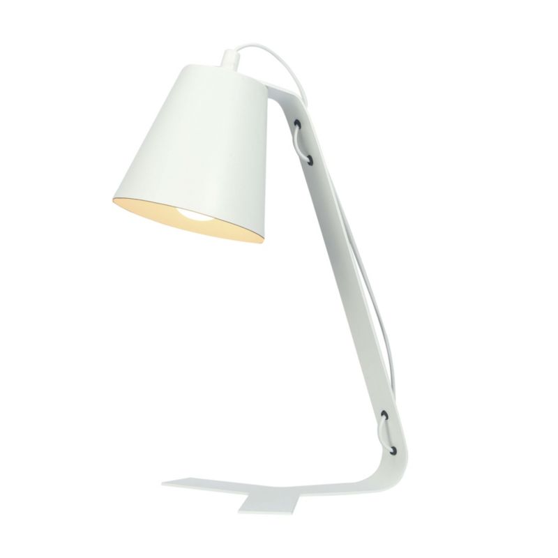 Lampa biurkowa GoodHome Bangoran E14 biała