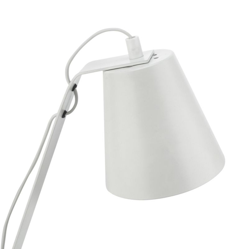 Lampa biurkowa GoodHome Bangoran E14 biała