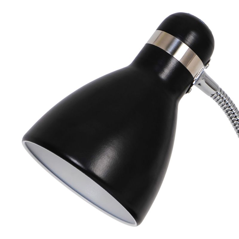 Lampa biurkowa GoodHome Narajo 1-punktowa E27 czarna