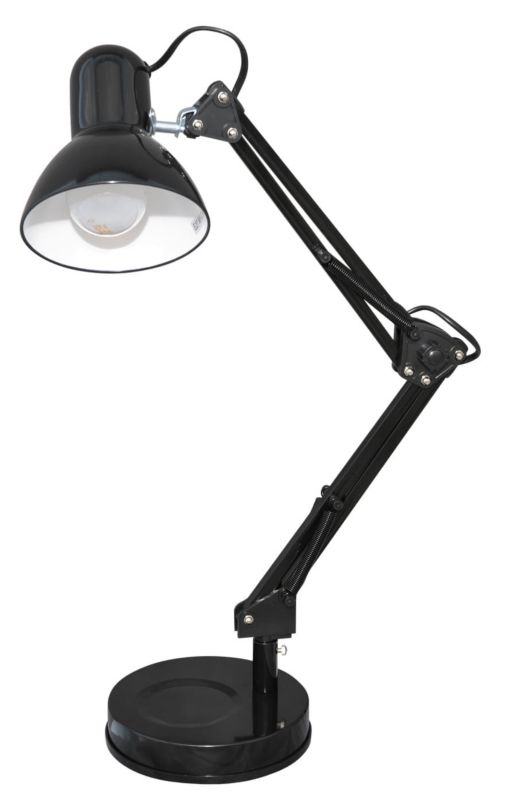 Lampa biurkowa Kaja Cosmo czarna  1 x E27 x 60W IP20 wym: 55 x 16 x 16 cm metal - 1 szt.