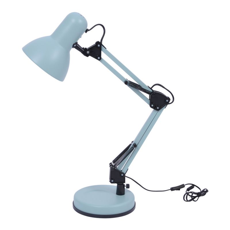 Lampa biurkowa Kaja Cosmo miętowo-czarna  1 x E27 x 60W IP20 wym: 55 x 16 x 16 cm metal - 1 szt.
