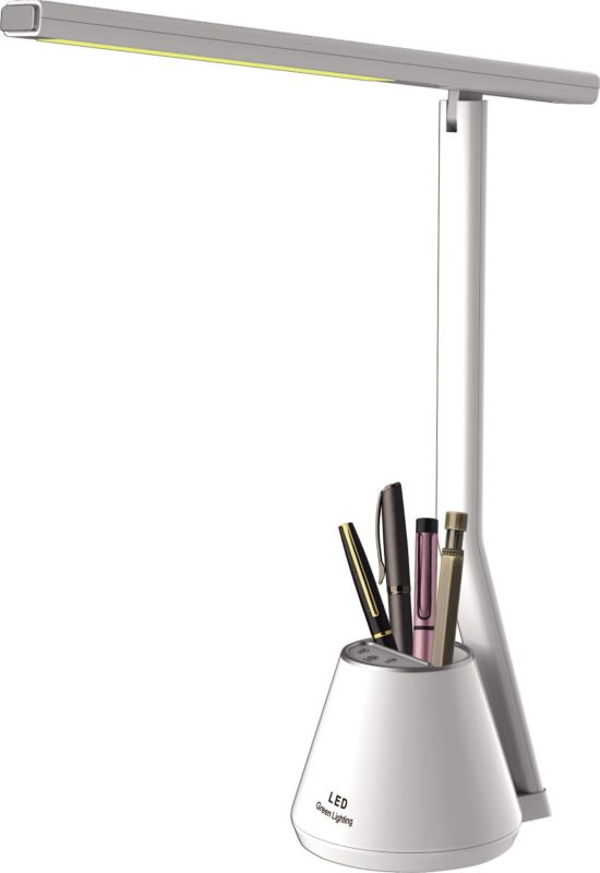 Lampa biurkowa Kaja Kiki biała LED 8W     wym: 36 x 13 cm metal - 1 szt.