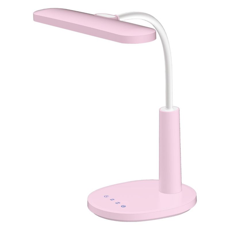 Lampa biurkowa Kaja Milo różowo-biała LED 10W 3000K-5700K 530lm  IP20 wym: 37 x 28 x 19 cm tworzywo sztuczne - 1 szt.