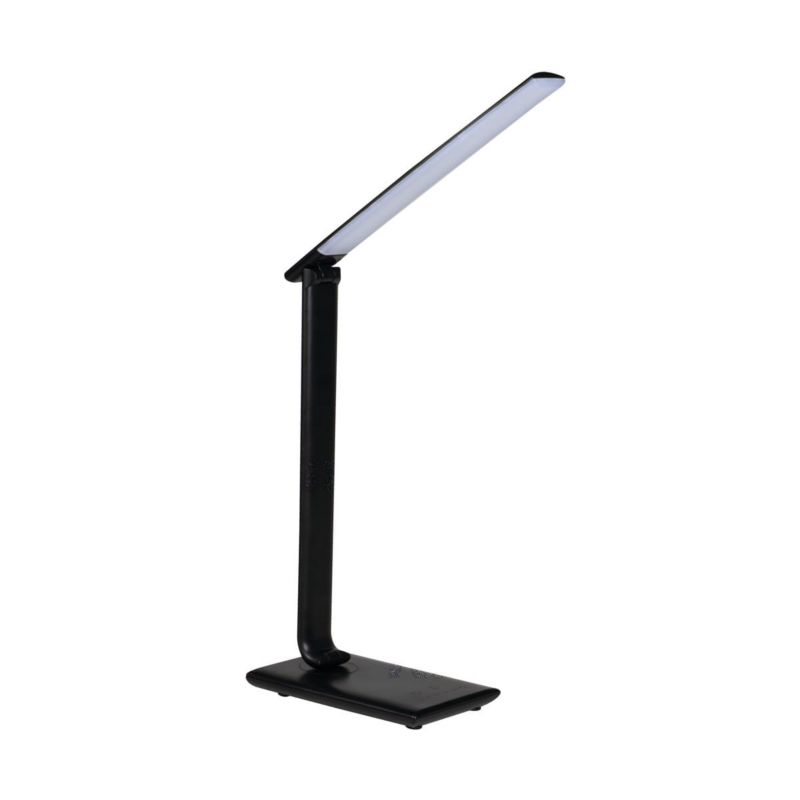 Lampa biurkowa Kanlux Preda czarna LED 7.3W 3000K-5000K 570lm  IP20 wym: 67 x 19.5 x 12.5 cm tworzywo sztuczne - 1 szt.