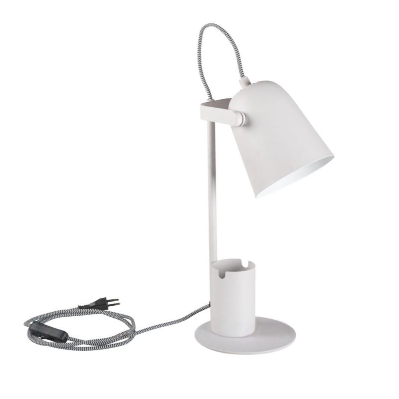 Lampa biurkowa Kanlux Raibo biała  1 x E27 x 5W IP20 wym: 38 x 15 x 15 cm metal - 1 szt.