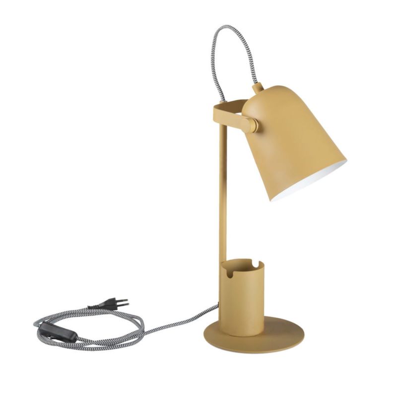 Lampa biurkowa Kanlux Raibo żółta  1 x E27 x 5W IP20 wym: 38 x 15 x 15 cm metal - 1 szt.
