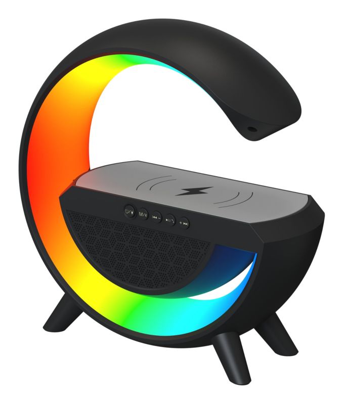 Lampa biurkowa LED Activjet Solo muzyczna RGB czarna