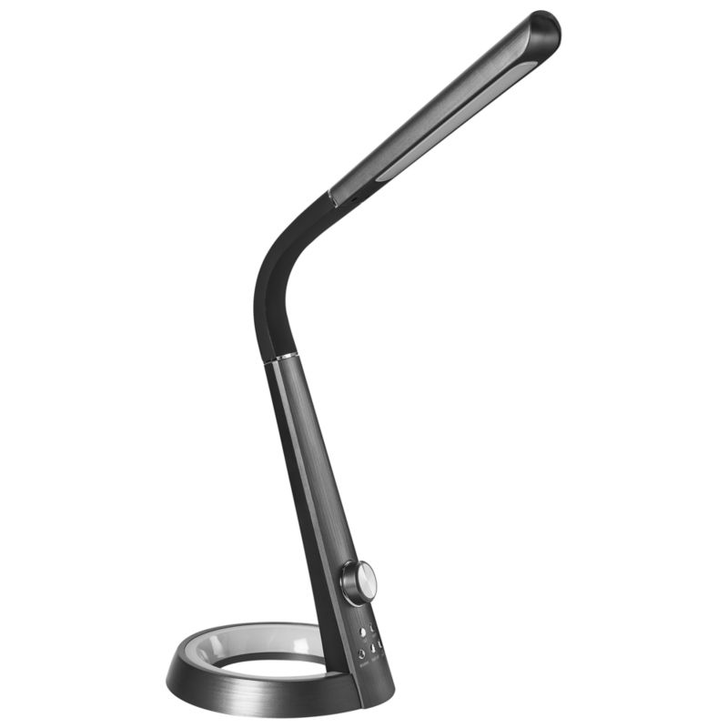 Lampa biurkowa LED Canopus Z portem USB Czarny 1 szt.
