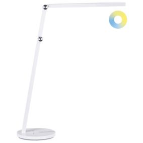 Lampa biurkowa LED Dorado Ze ściemniaczem Metal Biały 1 szt.