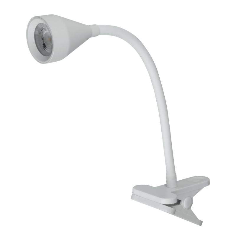 Lampa biurkowa LED Dpm z klipsem 230 lm biała