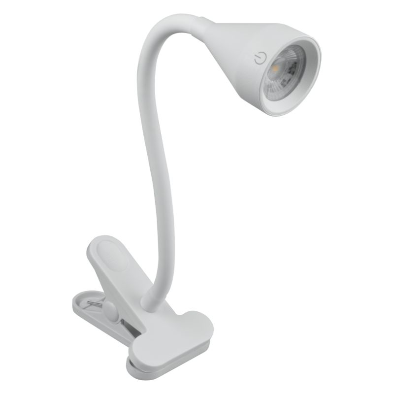 Lampa biurkowa LED Dpm z klipsem 230 lm biała