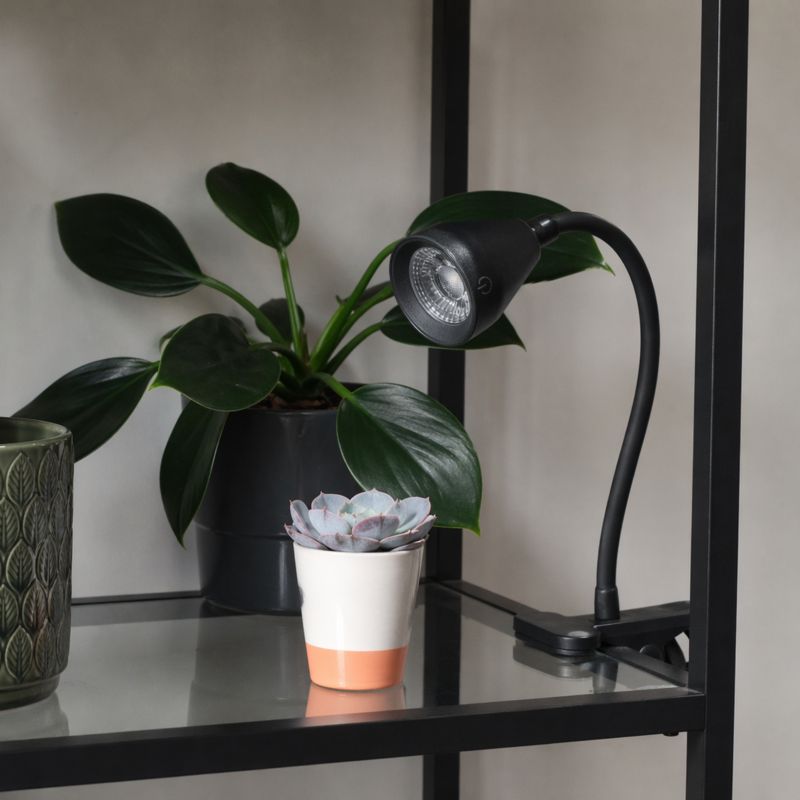 Lampa biurkowa LED Dpm z klipsem 230 lm czarna