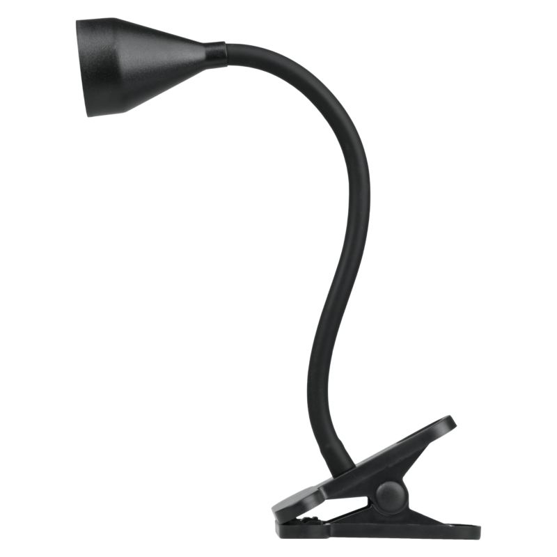 Lampa biurkowa LED Dpm z klipsem 230 lm czarna