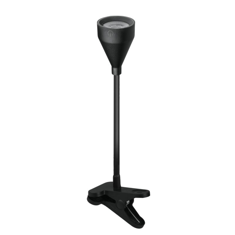 Lampa biurkowa LED Dpm z klipsem 230 lm czarna