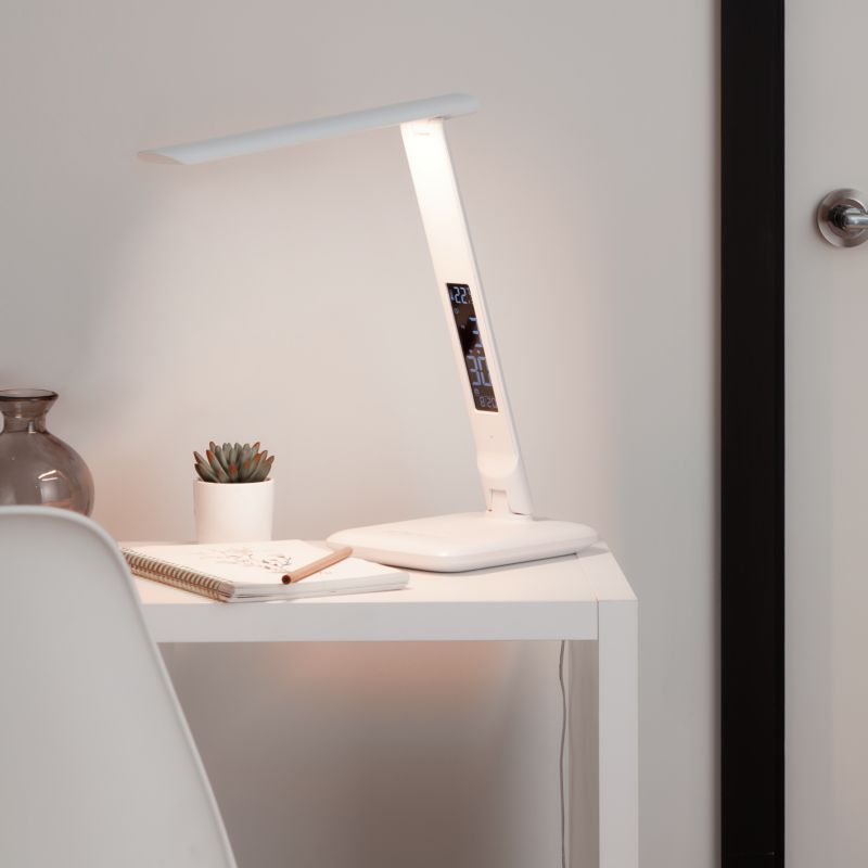 Lampa biurkowa LED GoodHome Conjola 600 biała