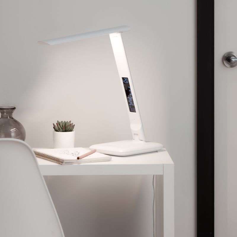 Lampa biurkowa LED GoodHome Conjola 600 biała