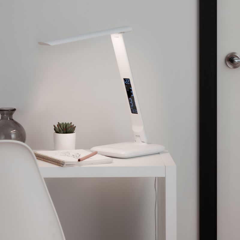 Lampa biurkowa LED GoodHome Conjola 600 biała