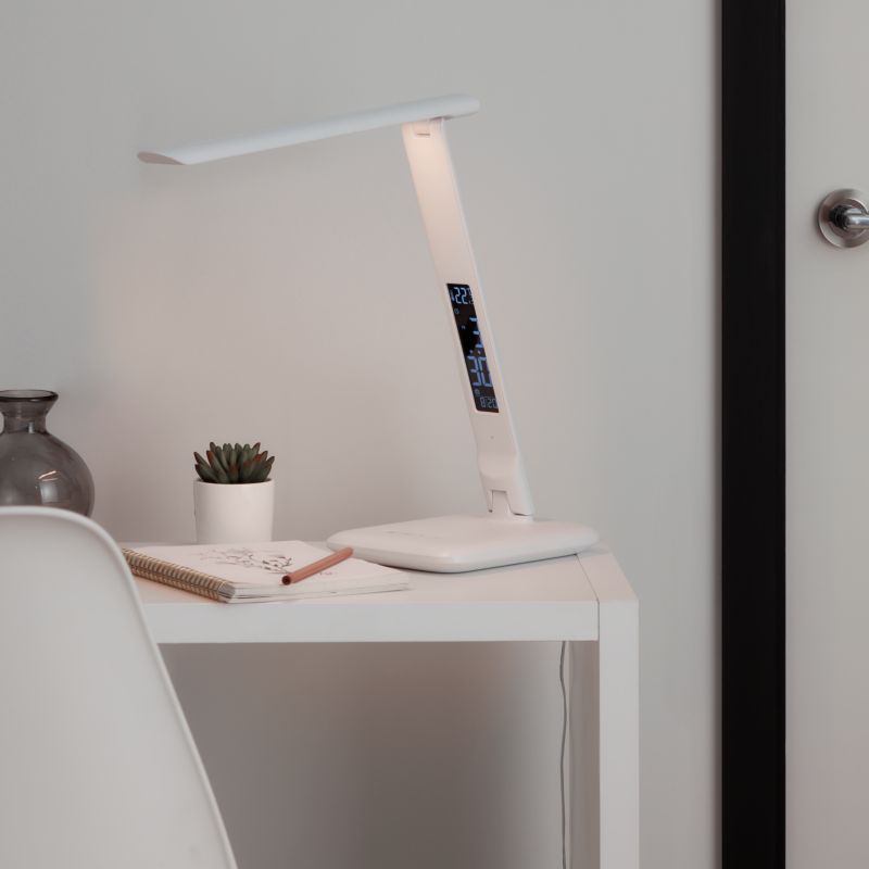 Lampa biurkowa LED GoodHome Conjola 600 biała
