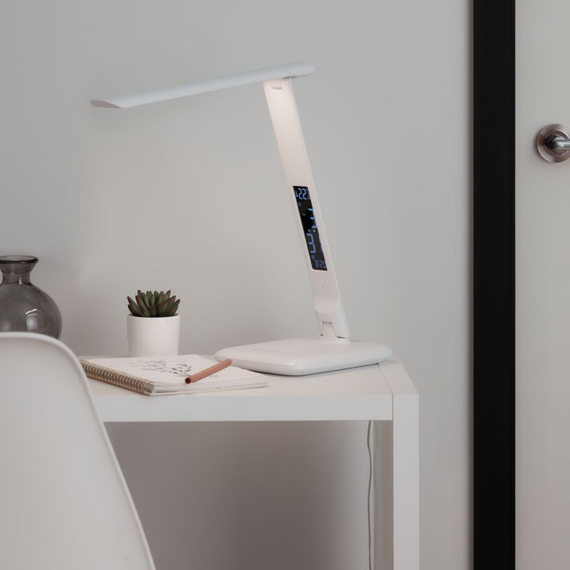 Lampa biurkowa LED GoodHome Conjola 600 biała