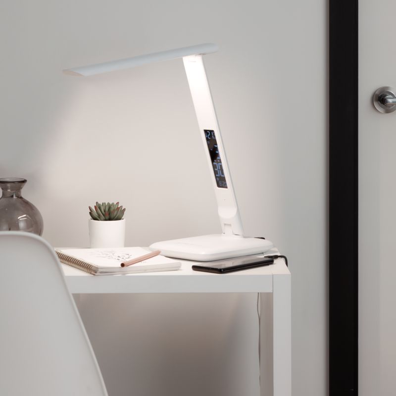 Lampa biurkowa LED GoodHome Conjola 600 biała