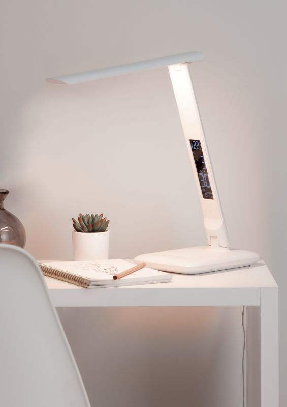 Lampa biurkowa LED GoodHome Conjola 600 biała