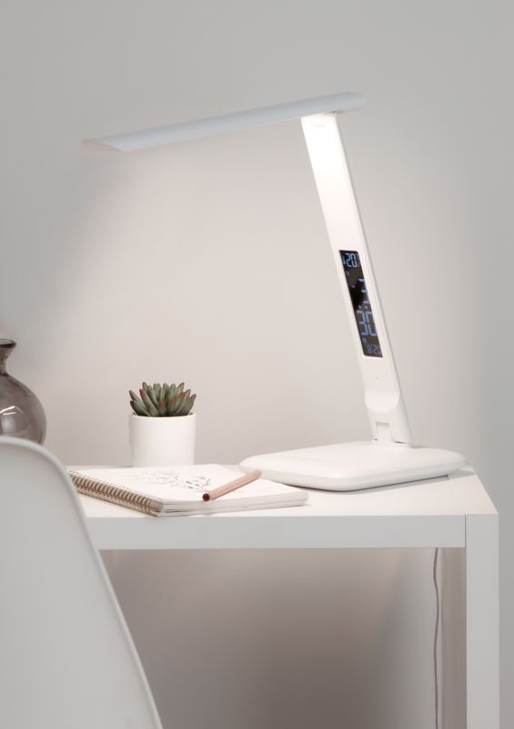 Lampa biurkowa LED GoodHome Conjola 600 biała