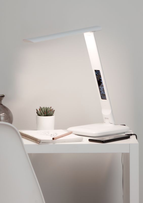 Lampa biurkowa LED GoodHome Conjola 600 biała