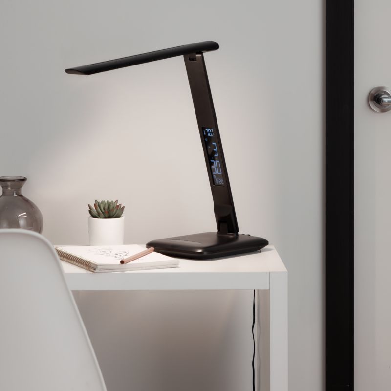 Lampa biurkowa LED GoodHome Conjola 600 czarna
