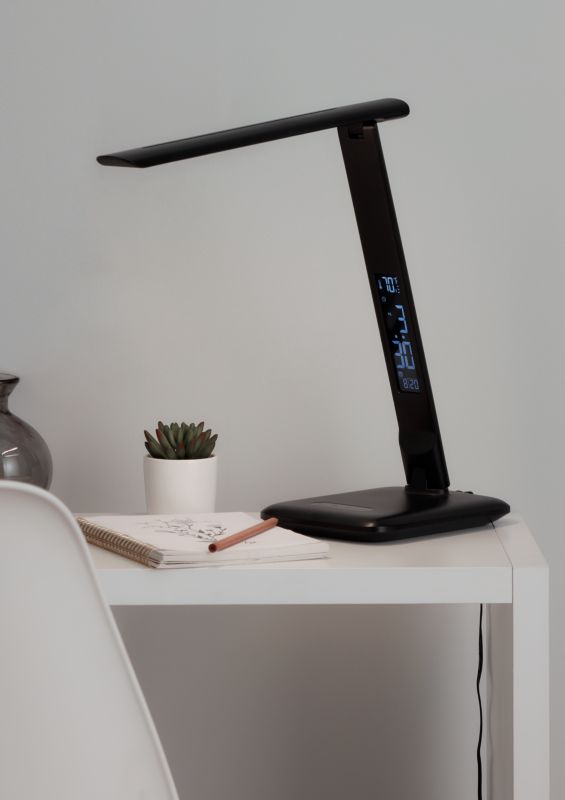 Lampa biurkowa LED GoodHome Conjola 600 czarna