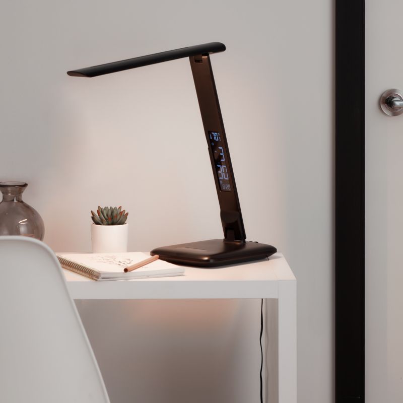 Lampa biurkowa LED GoodHome Conjola 600 czarna
