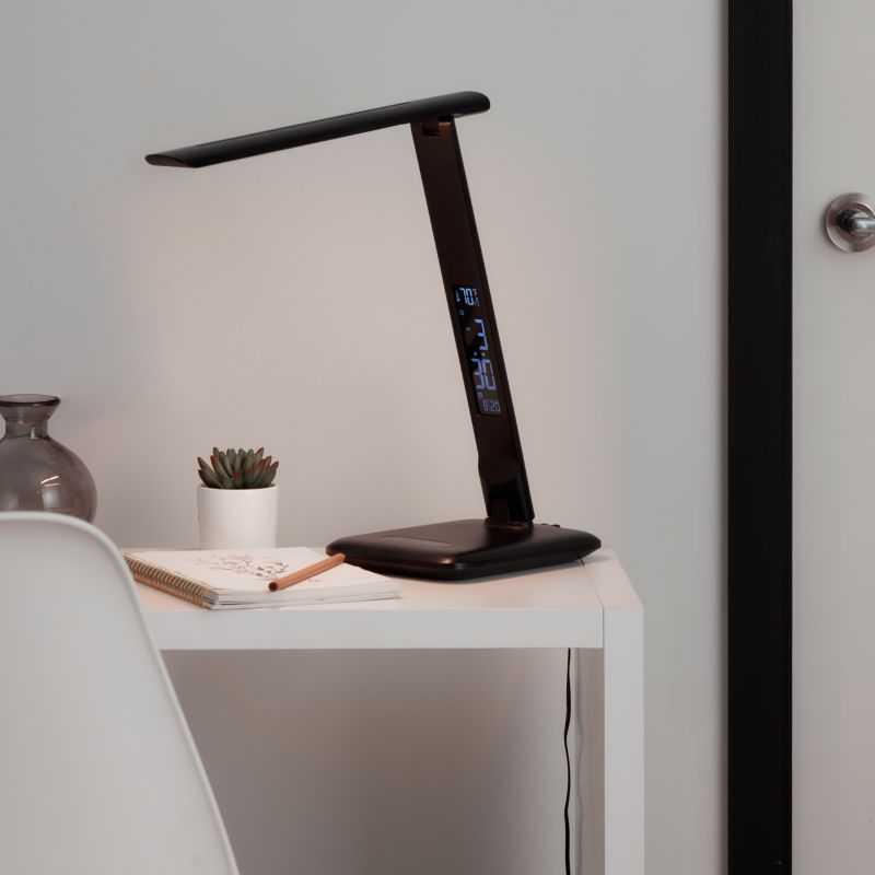 Lampa biurkowa LED GoodHome Conjola 600 czarna