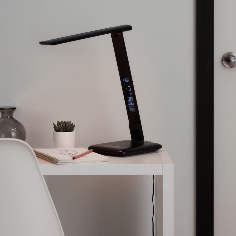 Lampa biurkowa LED GoodHome Conjola 600 czarna