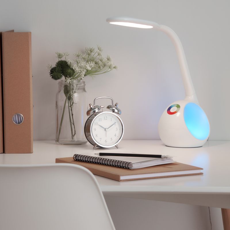 Lampa biurkowa LED GoodHome Ouhoro 500 biała DIM