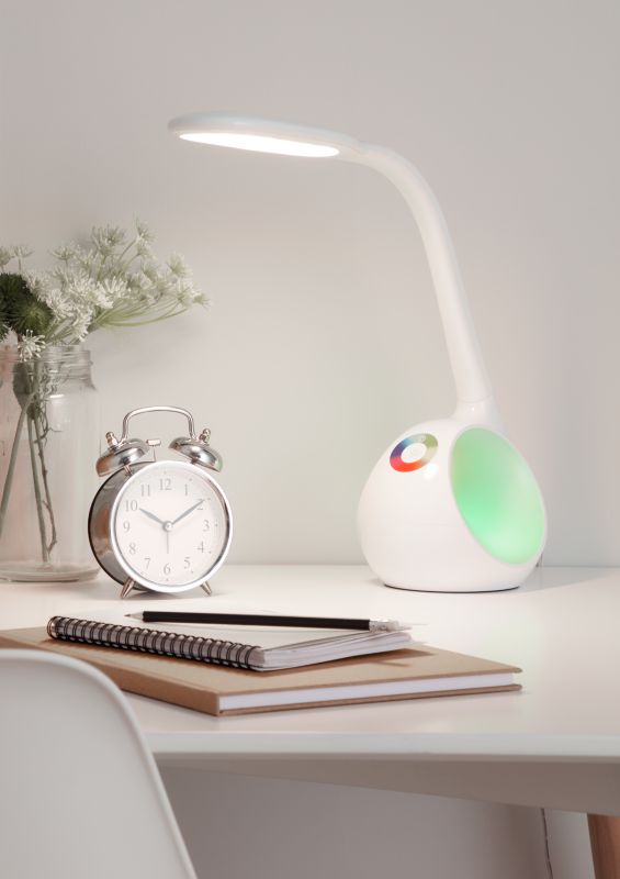 Lampa biurkowa LED GoodHome Ouhoro 500 biała DIM