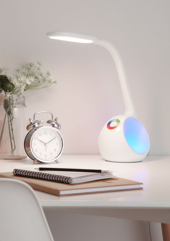 Lampa biurkowa LED GoodHome Ouhoro 500 biała DIM