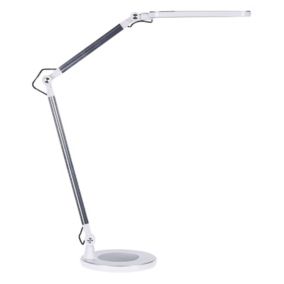 Lampa biurkowa LED Grus Ze ściemniaczem Metal Srebrny 1 szt.