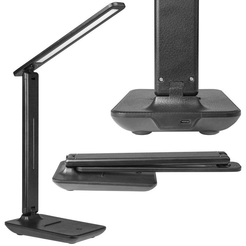 Lampa biurkowa LED MasterLED Kivo 5W CCT z regulacją jasności czarna 1 szt.