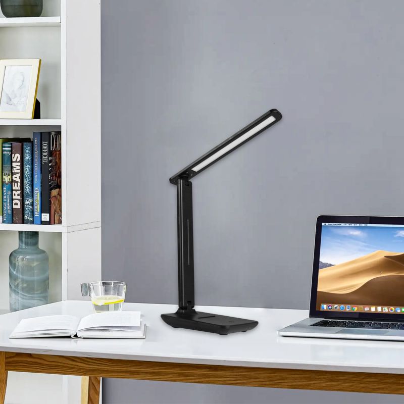 Lampa biurkowa LED MasterLED Kivo 5W CCT z regulacją jasności czarna 1 szt.