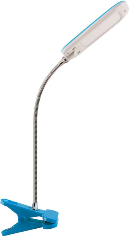 Lampa biurkowa LED Struhm Dori clip 1 x 6 W blue