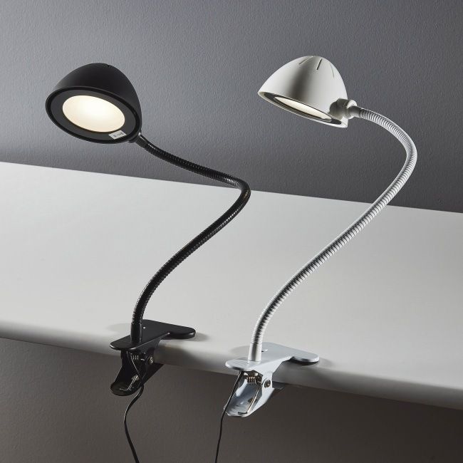 Lampa biurkowa LED Struhm Roni clip 1 x 4 W black