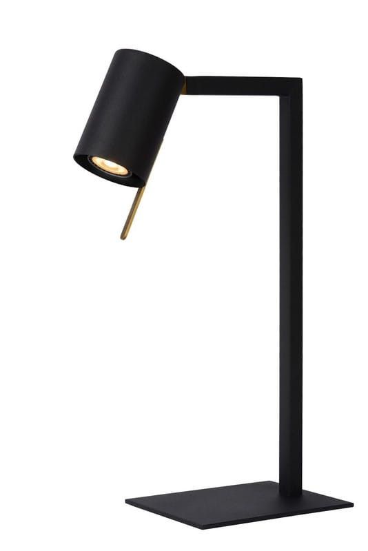 Lampa biurkowa Lucide Lesley czarna  1 x GU10 x 35W IP20 wym: 48.5 x 28 x 18 cm metal - 1 szt.