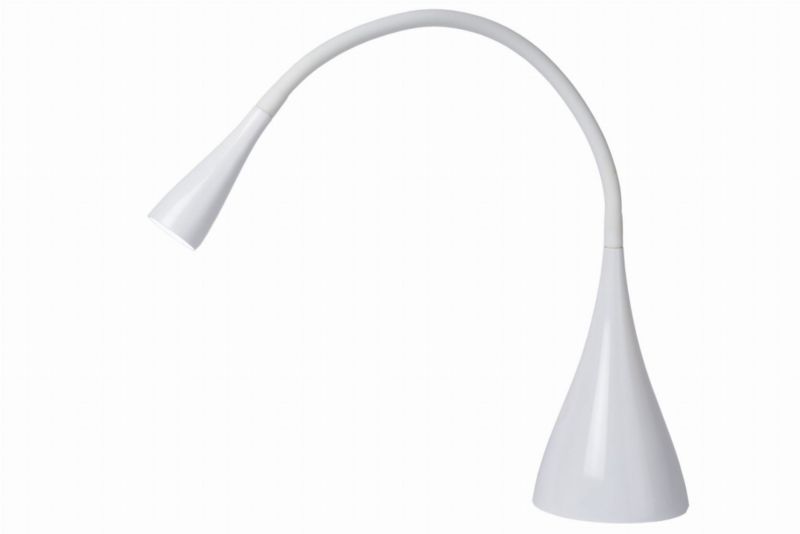 Lampa biurkowa Lucide Zozy biała LED 3W 3000K 250lm  IP20 wym: 48.5 x 11.2 x 11.2 cm tworzywo sztuczne - 1 szt.